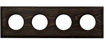 BIRONI Шедель Бук Винтаж Рамка 4-ая Форма квадрат (скрытый монтаж) BF4-640-18