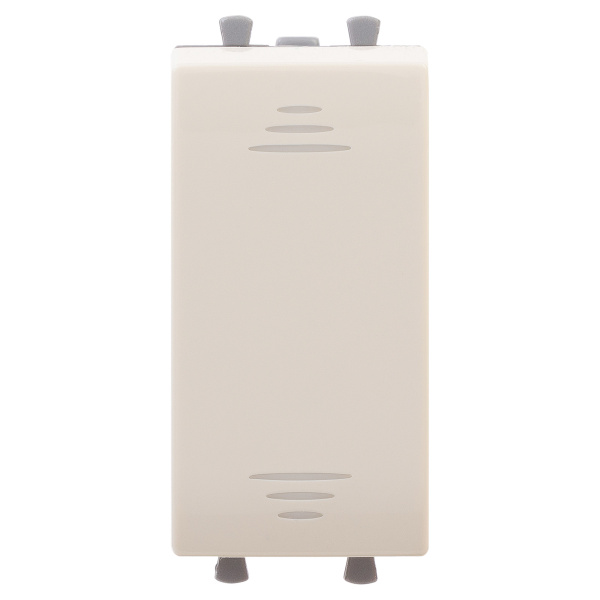 DKC Переключатель модульный, "Avanti", "Ванильная дымка", 1 модуль