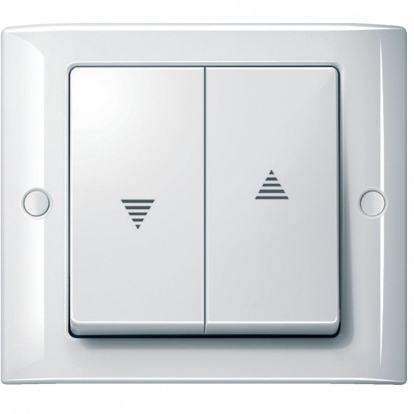 Купить SE Merten Aquadesign Полярно-Бел Клавиша для выключателей рольставней (MTN343419)