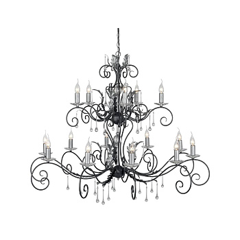Natural Concept AMARILLI Люстра AML15-BLK-SILVER
