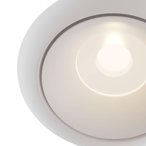 Купить Maytoni Technical Yin Белый Встраиваемый светильник GU10 50W DL030-2-01W