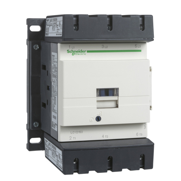 SE Contactors D Контактор 3Р 150A, НО+НЗ, 24В, ограничитель перенапяжения LC1D150BD Купить SE Contactors D Контактор 3Р 150A, НО+НЗ, 24В, ограничитель перенапяжения LC1D150BD