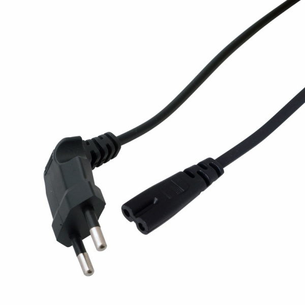 Шнур сетевой (угловая вилка) 2x0.75мм² 1.5М Rexant 11-1104