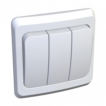 Systeme Electric Этюд Бел Выключатель 3-клавишный