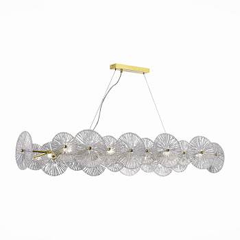 ST LUCE SL1657.213.08 Люстра подвесная Золотистый/Прозрачный E14 8*40W