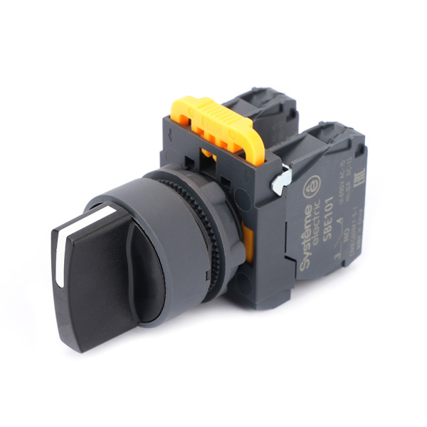 Systeme Electric Переключатель SB5 в сборе модульный 22мм 2 позиции с фиксацией 1НО+1НЗ