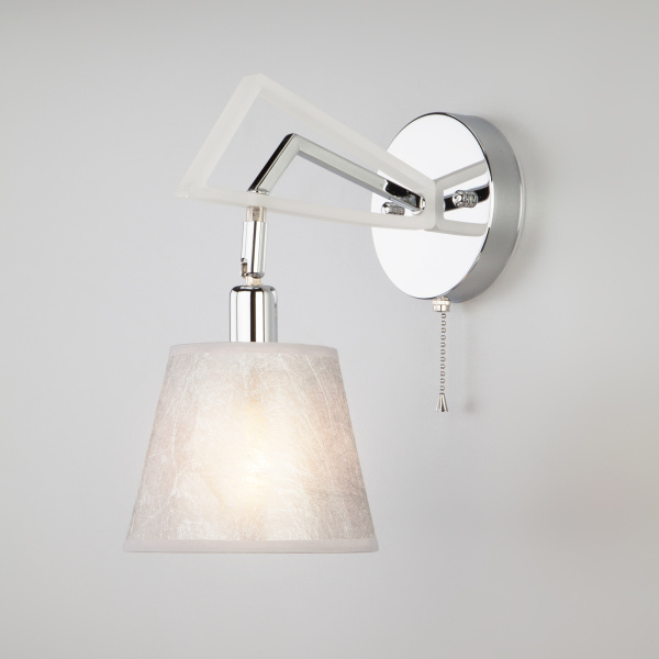 Eurosvet Бра с абажуром 60082/1 хром 00000086122