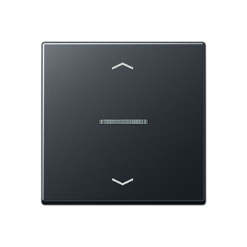 JUNG Клавиша для KNX кнопки, 1 группа, с окошком, символы стрелки термопласт матовый антрацит A101KO5PBFANM