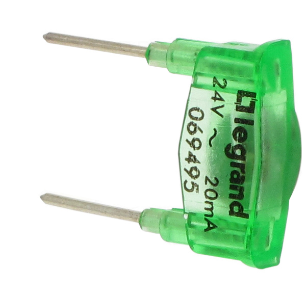 Купить Legrand Plexo Зеленая Лампа 24В 20мA 069495