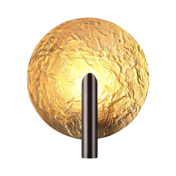 Odeon Light 4229/1WL L-VISION ODL21 129 черн/зол/металл Настен.светильник выкл на базе IP20  G9 25W FLORENCE