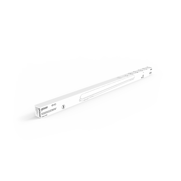Купить Gauss Светильник линейный СПП-176 EVO 48W 5280lm 6500K 200-240V IP65 1500*76*66мм LED 864425348