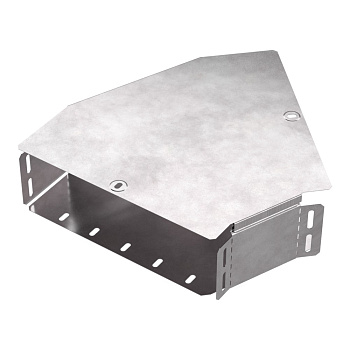 Промрукав Угол горизонтальный 45 градусов с крышкой Стандарт 300х100 PR16.0431