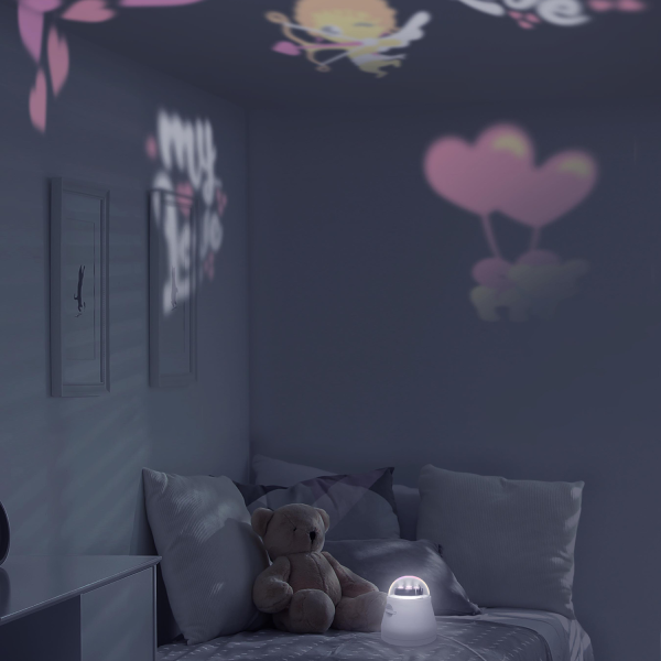 Купить Gauss Светильник 4W 220-240V белый со сменной проекцией с кабелем электропитания и выключателем LED DIY0011