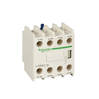SE Contactors D Дополнительный контактный блок 4НО фронтальный монтаж LADN40TQ