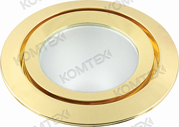 Comtech Appolo Светильник галогеновый встраиваемый HS 1x75W G9 золото P00311/2
