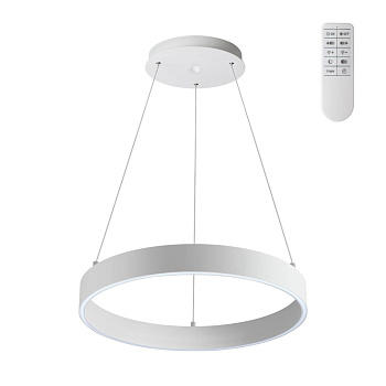 Novotech 358958 OVER NT22 белый Светильник подвесной диммируемый, в комплекте пульт ДУ (2.4G) IP20 LED 3000К~6000К 36W 220V ITER