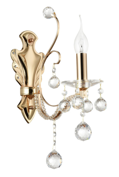 Купить Freya Crystal Marlin Золото Бра E14 40W FR1130-WL-01-G