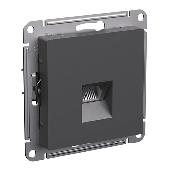 Systeme Electric AtlasDesign Базальт Розетка компьютерная RJ45, кат. 6A, механизм
