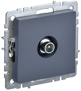 IEK BRITE BASE Маренго Розетка TV проходная РТВ10-0-БрМ