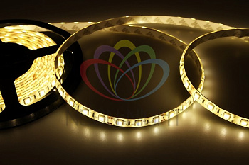 LAMPER LED лента силикон, 10 мм, IP65, SMD 5050, 60 LED/m, 12 V, цвет свечения теплый белый 141-496