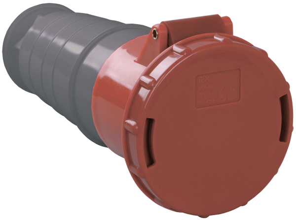 IEK Розетка 235 переносная 3Р+РЕ+N 63А 380В IP54