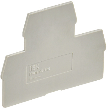 IEK Заглушка для CTS-ML 2 ур. 4мм2 серая