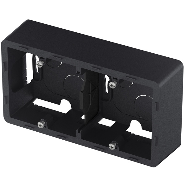 Купить Legrand INSPIRIA Антрацит Коробка накладного монтажа - 2 поста 673993