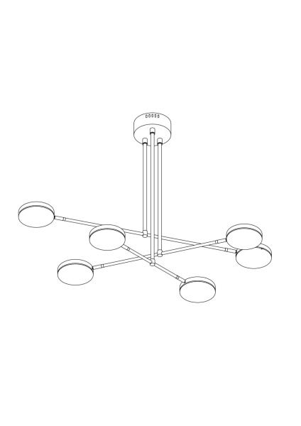 Купить Maytoni Technical Fad Черный Светильник подвесной  38W MOD070PL-L38B3K