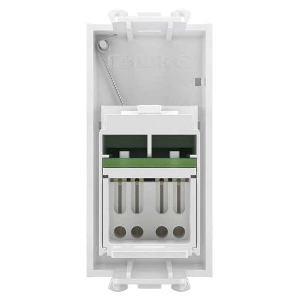 Купить DKC Компьютерная розетка RJ-45 модульная, кат.6, "Avanti", "Белое облако", 1 модуль