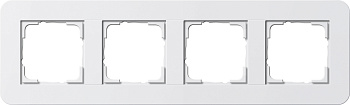 Gira E3 Белый глянцевый Рамка 4-ая 0214410
