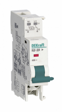 DEKraft Расцепитель независимый AC/DC 12/24В для ВА-105 13300DEK