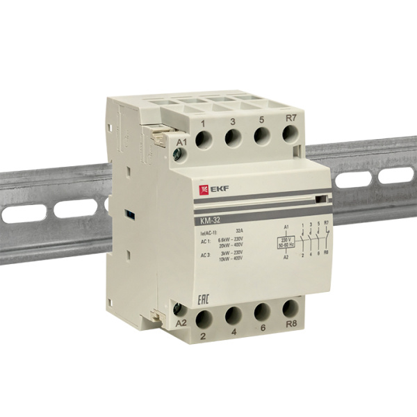 Купить EKF PROxima Контактор модульный КМ 32А 3NО+NC (3 мод.)