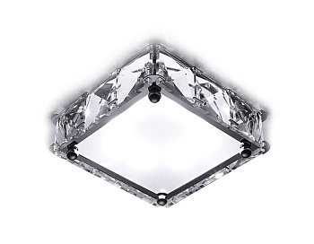 Ambrella Встраиваемый потолочный светодиодный светильник S50 CH/W 4W хром/матовый 4200K LED S50 CH/W 4W 4200K LED