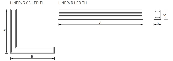 Купить СТ LINER/R DR LED 1200 TH W EM 4000K