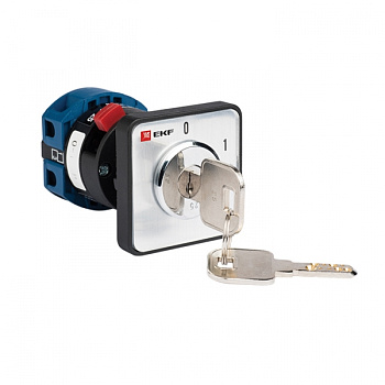 EKF PROxima Переключатель кулачковый ПК-1-112 25А 2P «0-1» с ключом