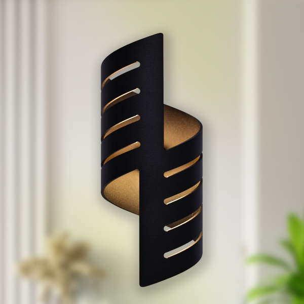 ЭРА Светильник настенный WL48 BK G9 IP20 черный