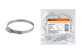 TDM Хомут червячный, d 12-20 мм SQ1807-0301