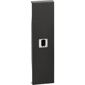 BT Living now Черный Лицевая панель с символом бойлер для выключ и переключ 1 мод KG01SN