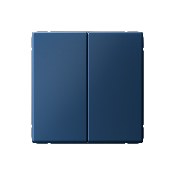 Systeme Electric ArtGallery Аквамарин Выключатель 2-клавишный кнопочный, сх.2, 10А, механизм