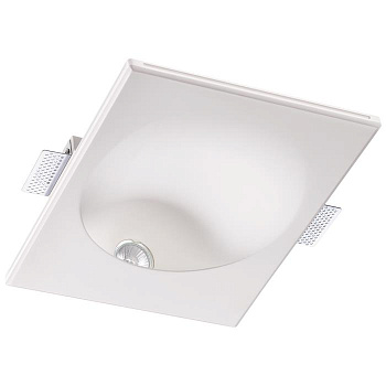Novotech 370498 NT19 041 белый Встраиваемый в стену под покраску светильник IP20 GU10 50W 220V CAIL