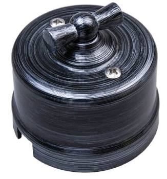 BIRONI Лизетта Пластик Серебряный Выключатель перекрестный 1-кл B1-203-11