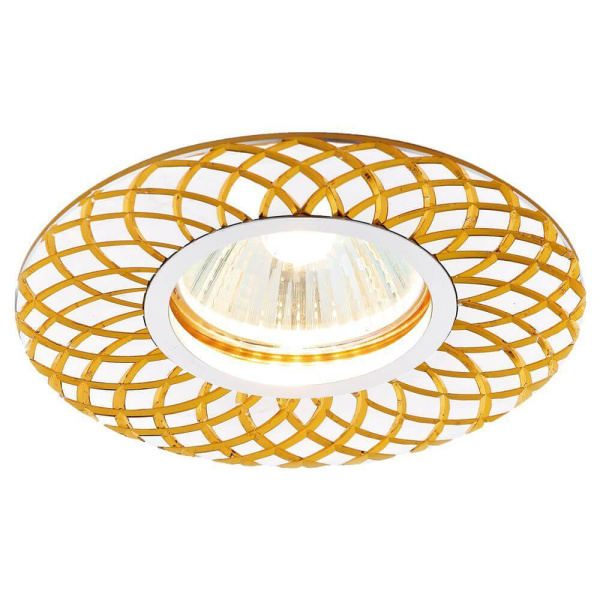 Ambrella Встраиваемый потолочный точечный светильник A815 AL/G алюминий/золото MR16