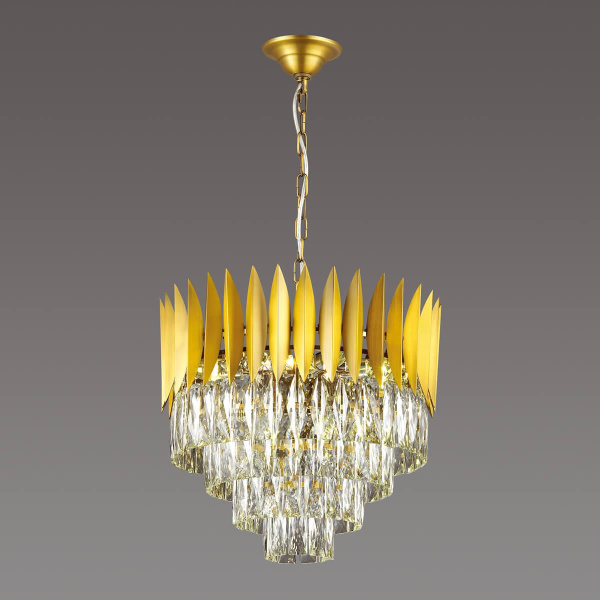 Купить Odeon Light 4124/12 ODL19 439 золото/хрусталь Люстра E14 12*40W VALETTA