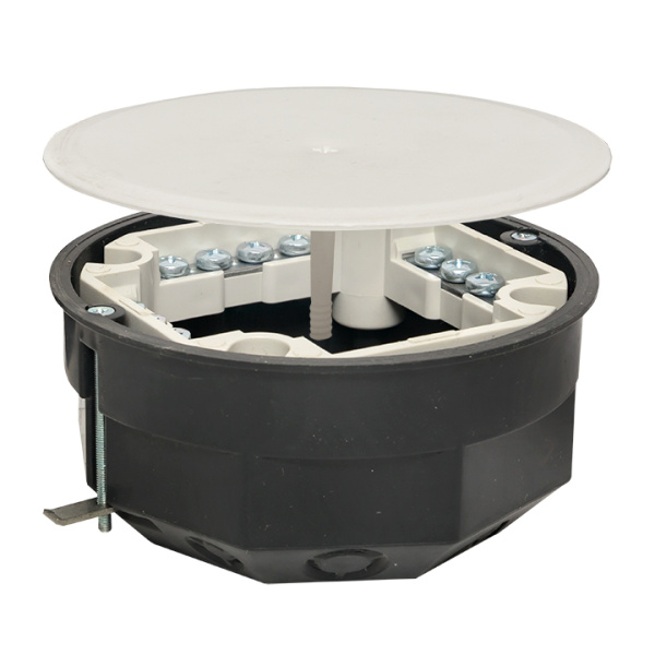 Купить EKF PROxima Коробка распаячная КМП-020-023 для полых стен с металлическими лапками, клеммником и крышкой (108х50)