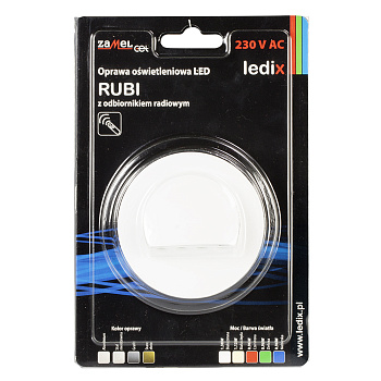Zamel Светильник RUBI Белый/Тепл.бел. в монт.коробку, 230V AC 09-221-52