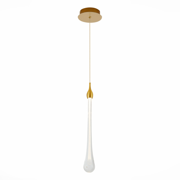 ST LUCE  SL6103.203.01 Подвес Золотистый/Прозрачный LED 1*3W 4000K
