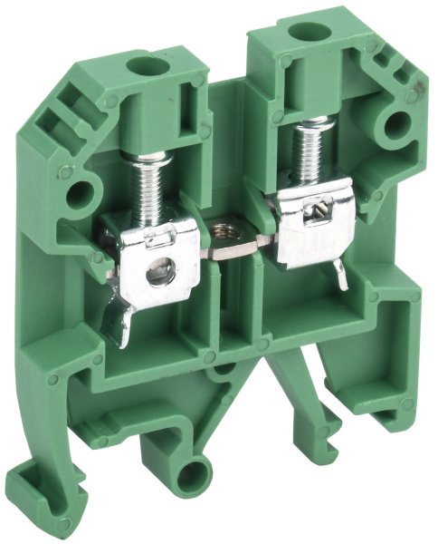 IEK Клемма винтовая КВИ-4мм2 зеленая