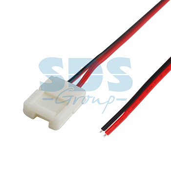 LAMPER Коннектор питания для одноцветных светодиодных лент шириной 8 мм 120 диодов/метр 144-012