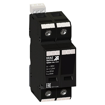 КЭАЗ Ограничитель импульсных перенапряжений (УЗИП) OptiDin OMu-I-1-280/25/X