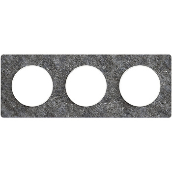 SE Odace Черный фосфор/Бел Рамка 3-ая S52P806T